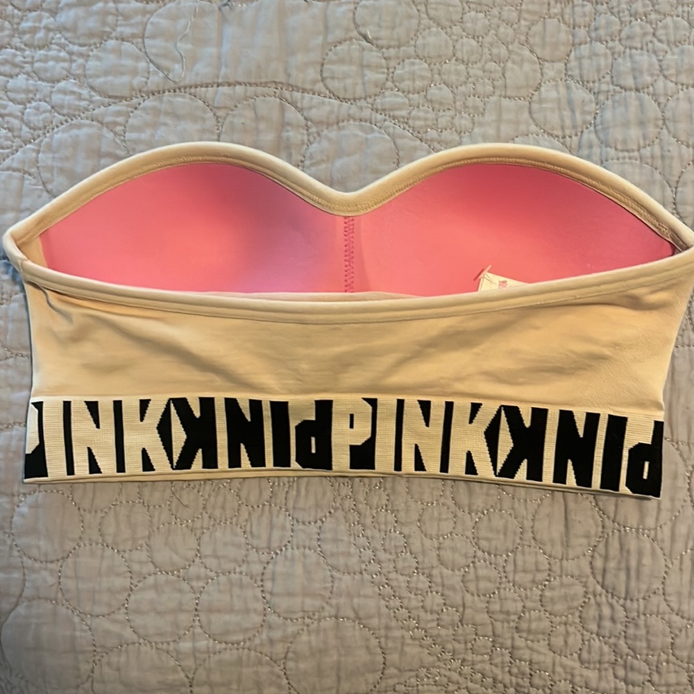 Pink strapless bra - Picture 2 of 5